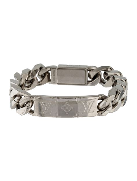 men's lv bracelet|silver louis vuitton bracelet men.